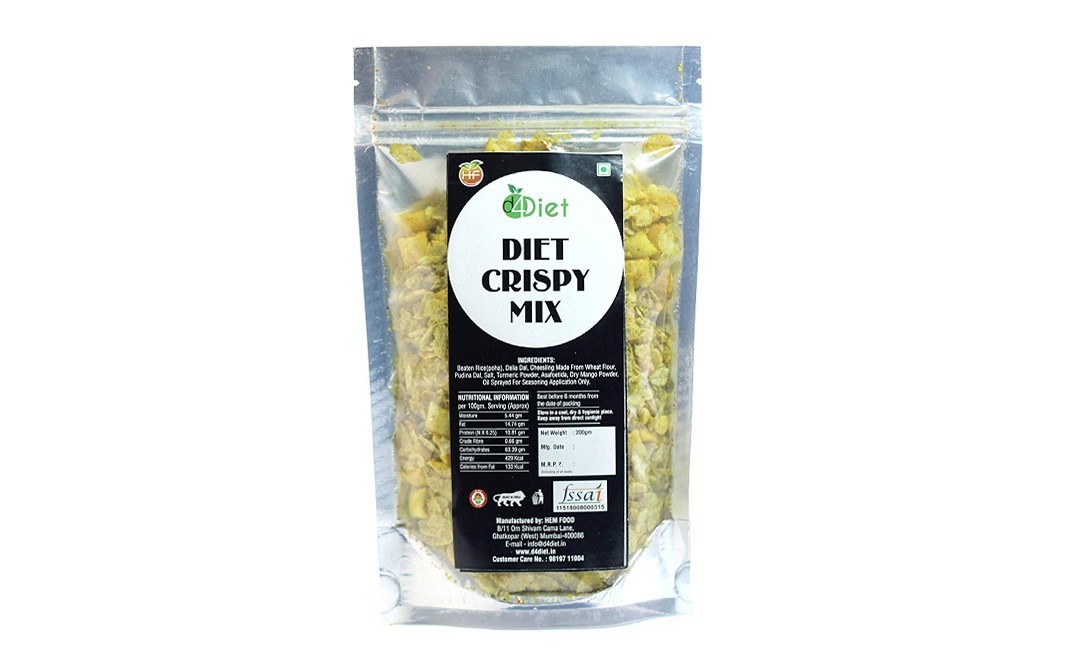 D4Diet Crispy Mix    Shrink Pack  200 grams